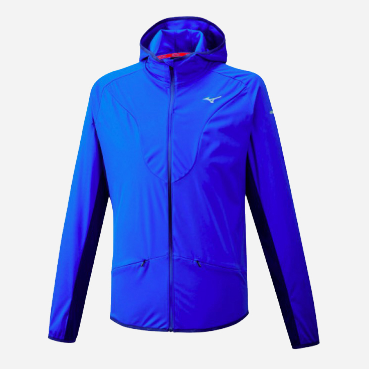 

Ветровка Mizuno Hybrid BT Hoodie J2GE050126 S Синяя