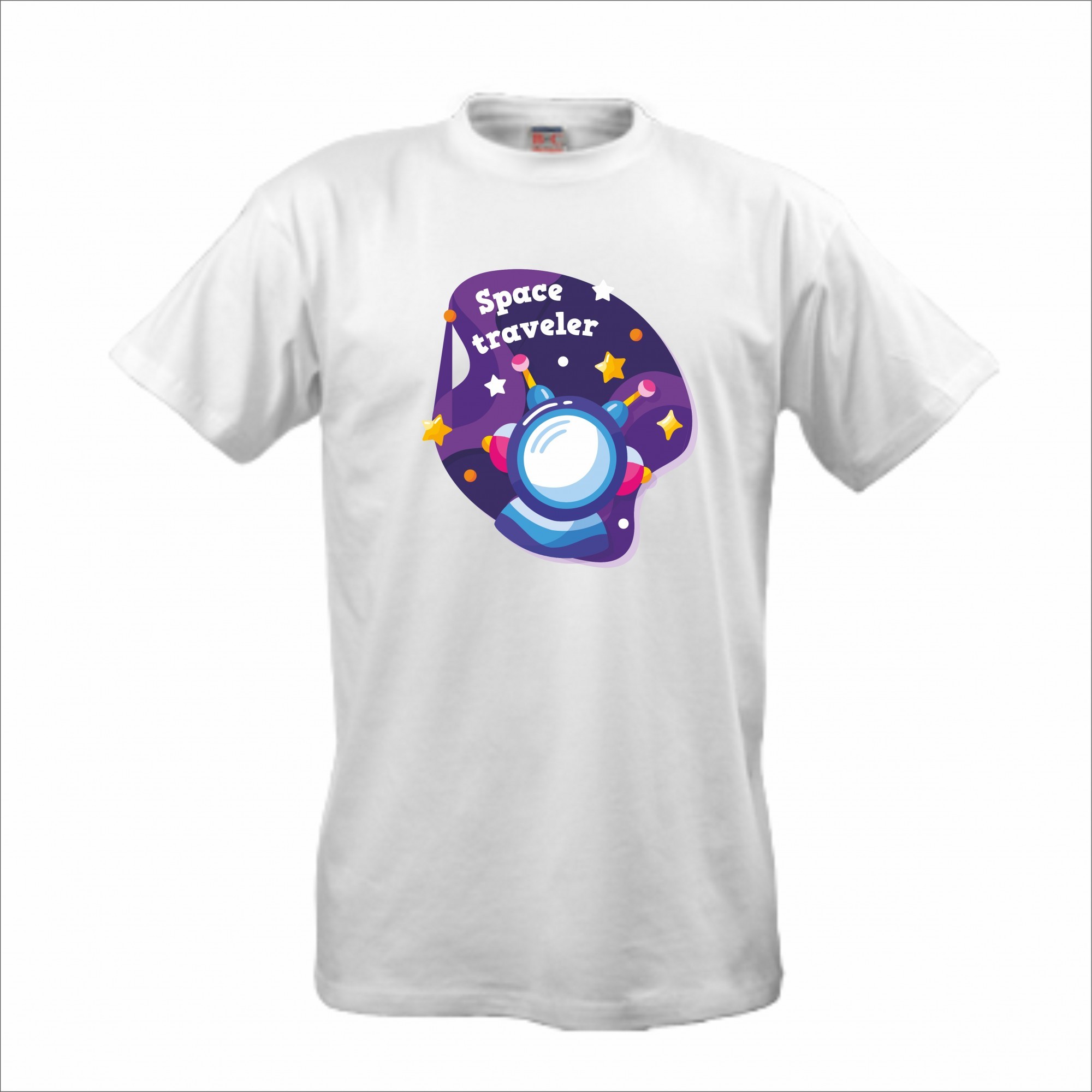 

Футболка Vivay Space traveler М Белая (4779)