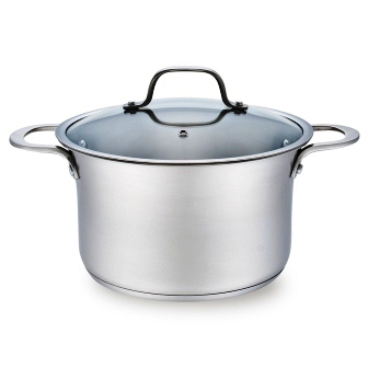 

Кастрюля с крышкой, белый, 2,5л, d20х11,5см Maestro MR-3505-20