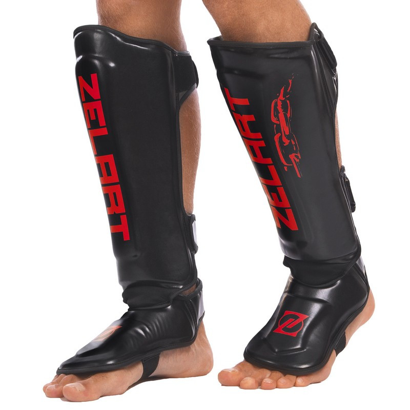 

Защита для ног (голень и стопа) Zelart Heroe 1321 размер L Black-Red