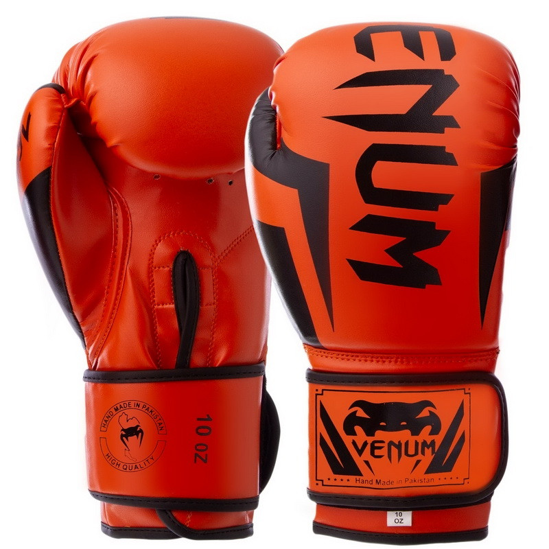 

Перчатки для бокса и единоборств Venum Elite Heroe 5338 Orange 12 унций