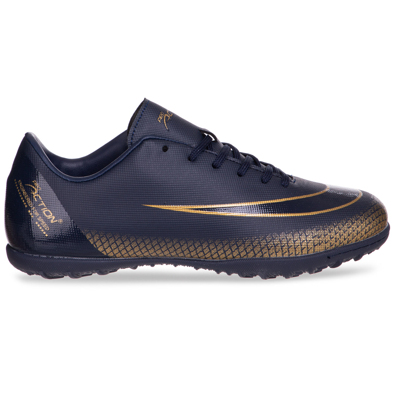 

Сороконожки шиповки Pro Action Sprinter 19123 размер 33 Deep Blue-Gold
