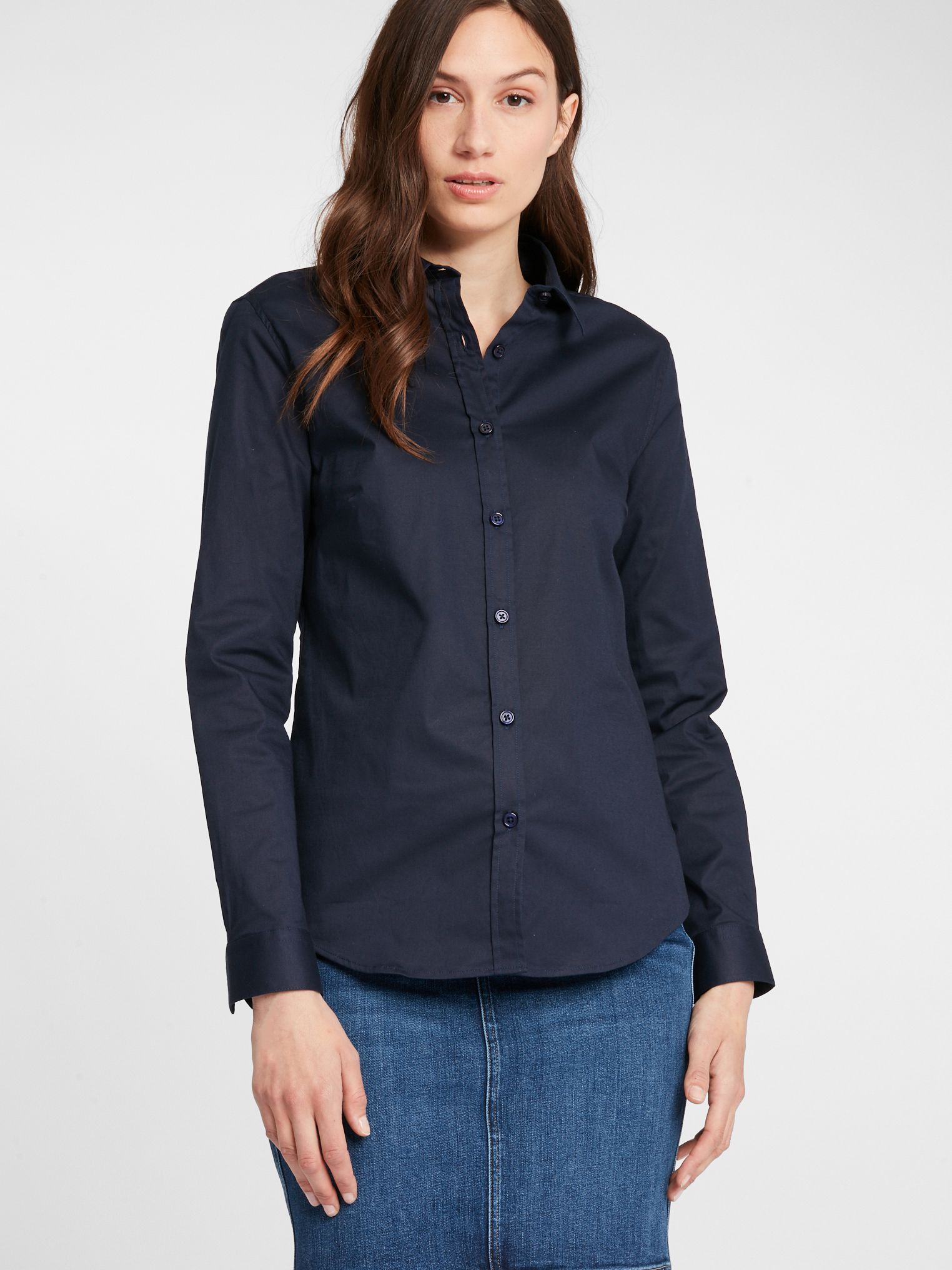 

Рубашка Cross Jeans 75176-001  Navy, Рубашка Cross Jeans 75176-001 L Navy