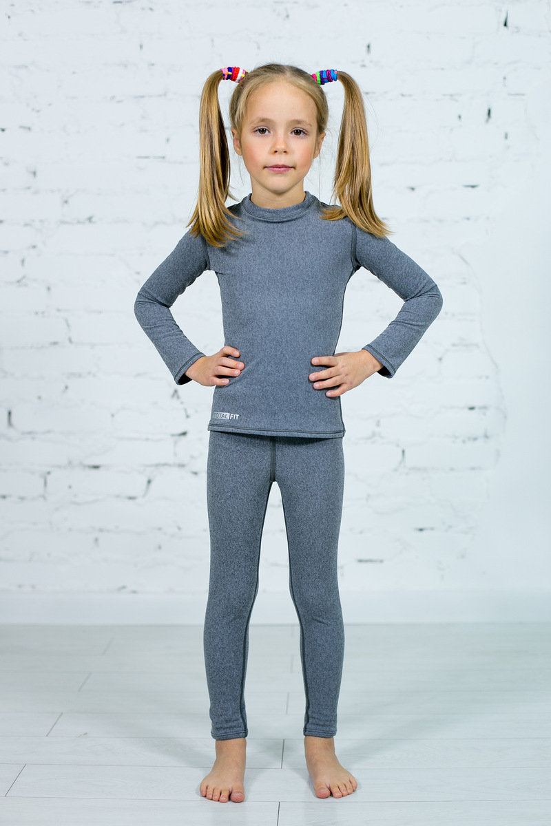 

Комплект термобелья для фигурного катания Totalfit Sport TKD1-C92 140-146 см Серый