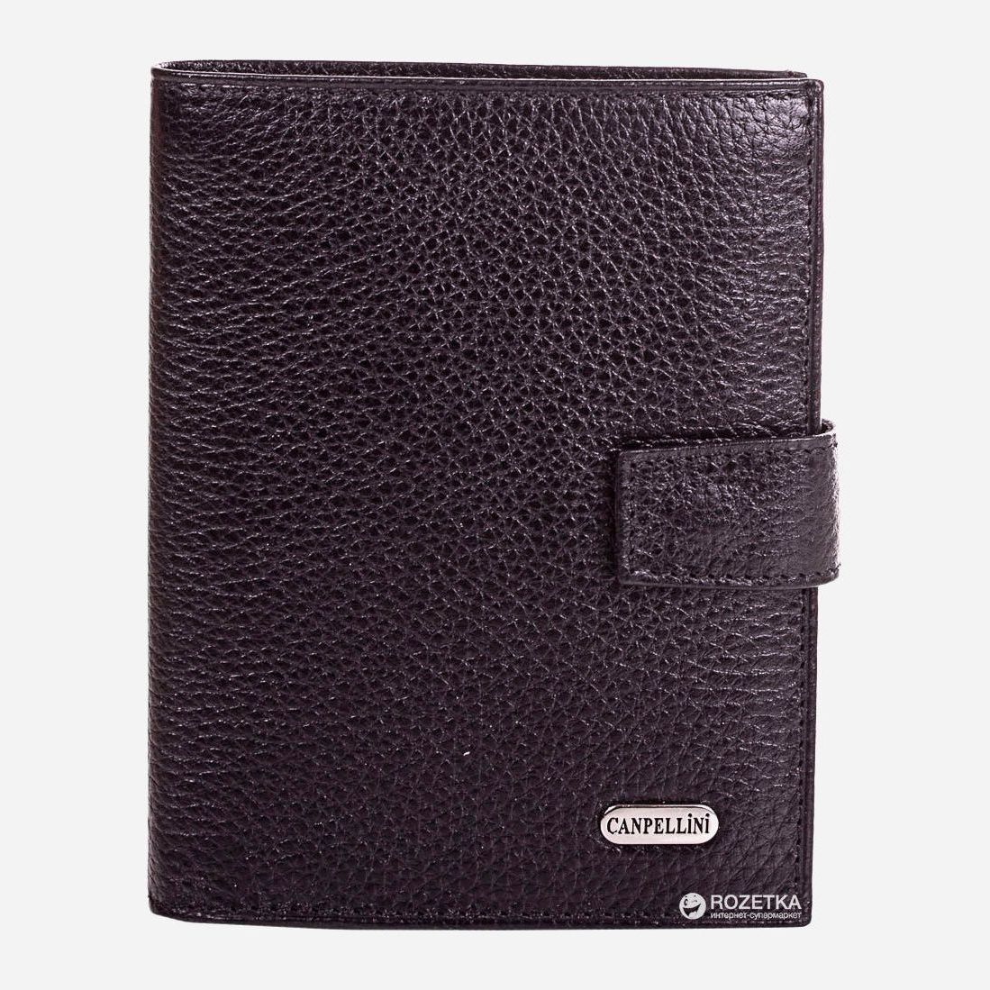 

Кошелек мужской Canpellini SHI506-2FL кожаный Черный