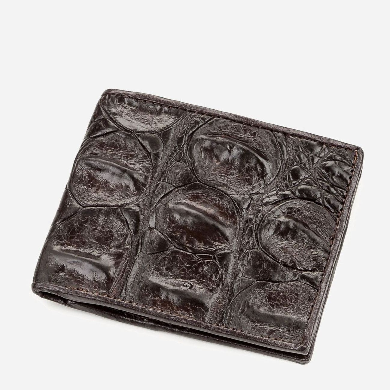 

Портмоне Crocodile Leather 18188 Коричневое