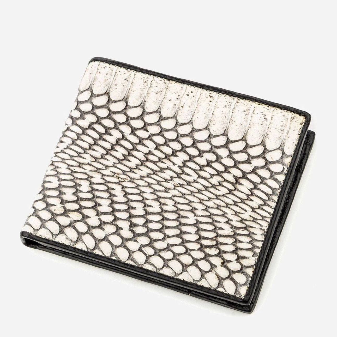 

Мужское портмоне из натуральной кожи Snake Leather leather-18552 Серое