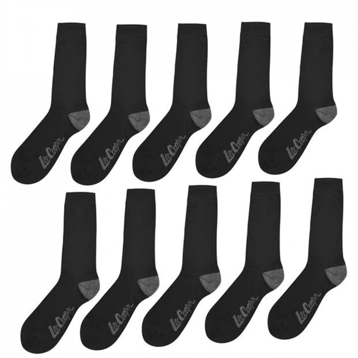 

Носки Lee Cooper 10 Pack Black, Носки Lee Cooper 10 Pack Black, 41-45