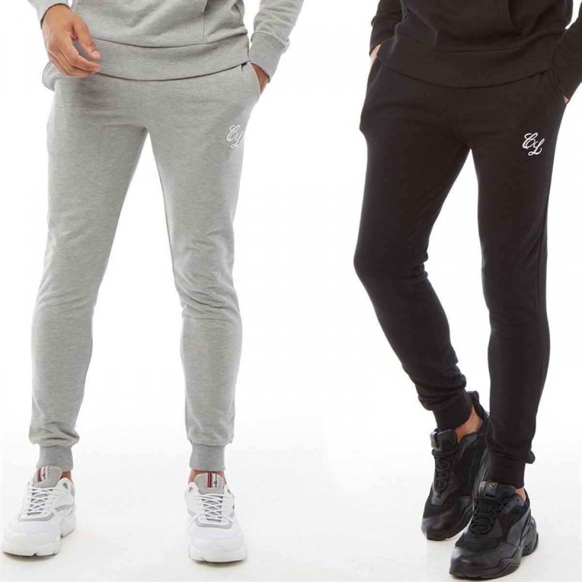 Спортивные штаны Closure London Two Pack Black/Grey Marl Grey,  (48, Спортивные штаны Closure London Two Pack Black/Grey Marl Grey, L (48)