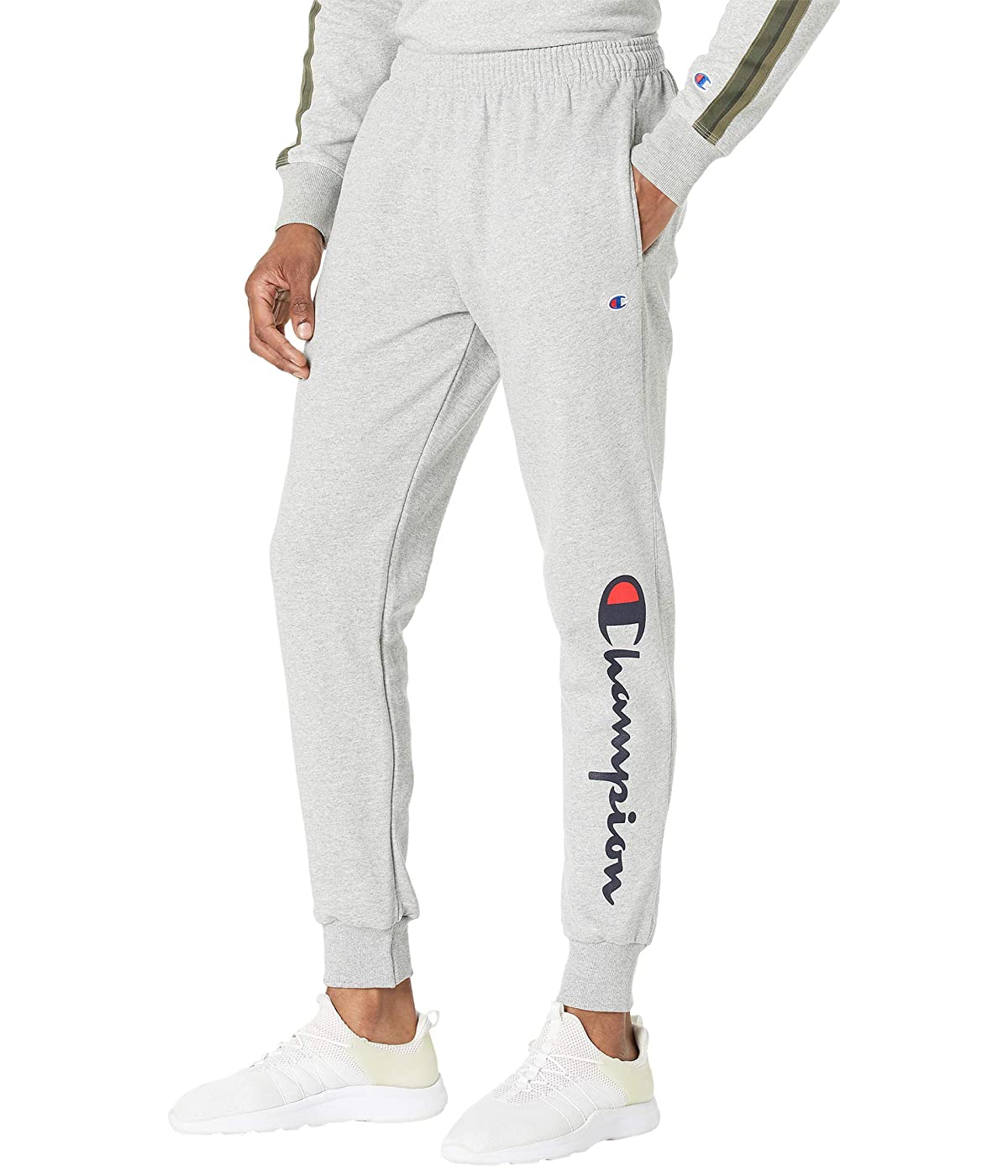 

Брюки спортивные Champion Powerblend Graphic Joggers Oxford Gray,  (50, Брюки спортивные Champion Powerblend Graphic Joggers Oxford Gray, XL (50)
