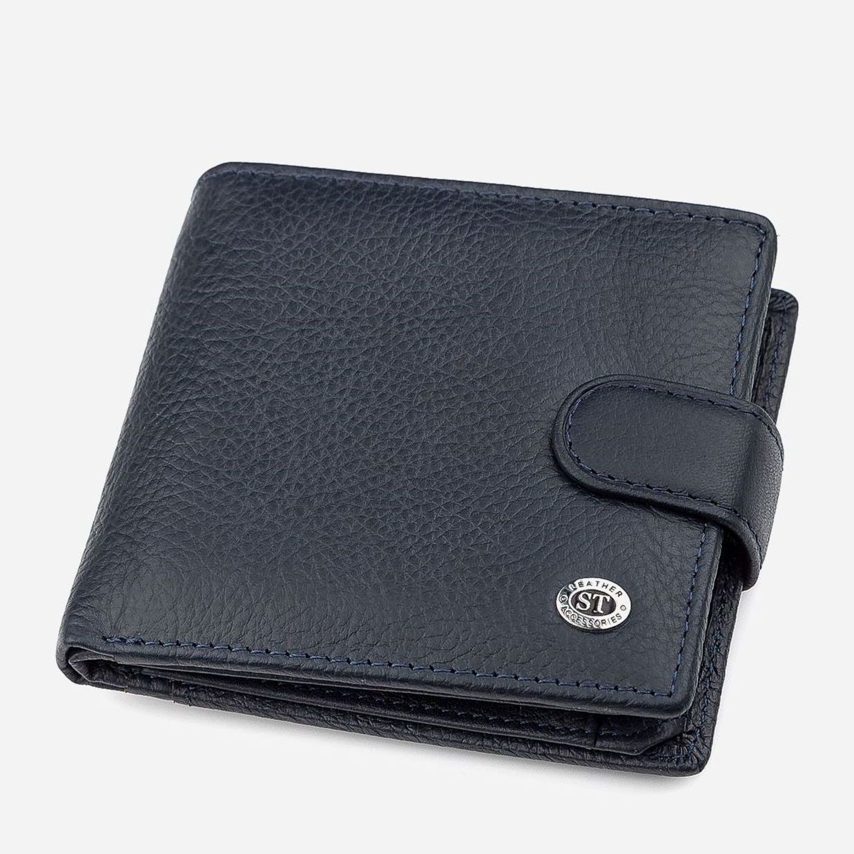 

Портмоне ST Leather Accessories 18346 Синее