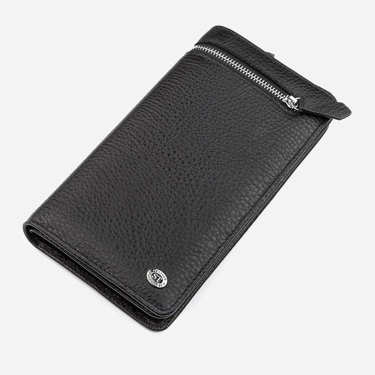 

Портмоне ST Leather Accessories 18444 Черное