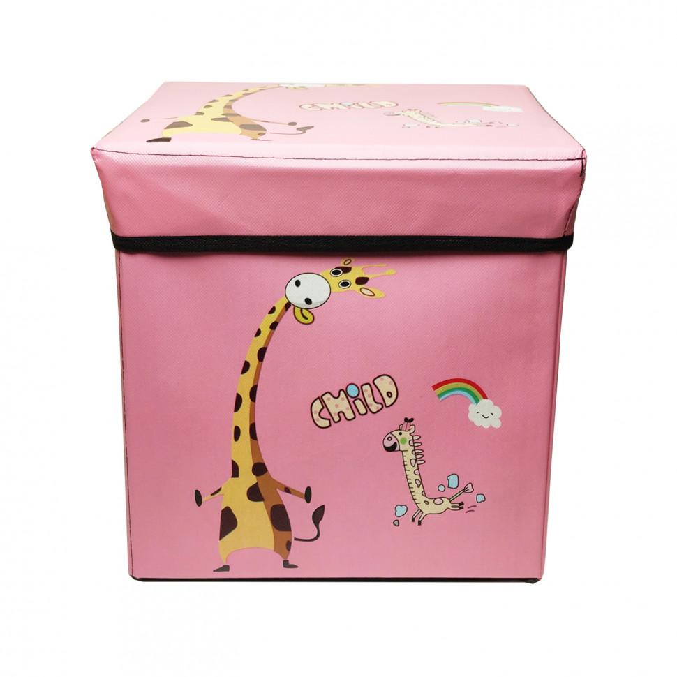 

Корзина-сундук для игрушек BT-TB-0019 31*31*31см (Розовый)