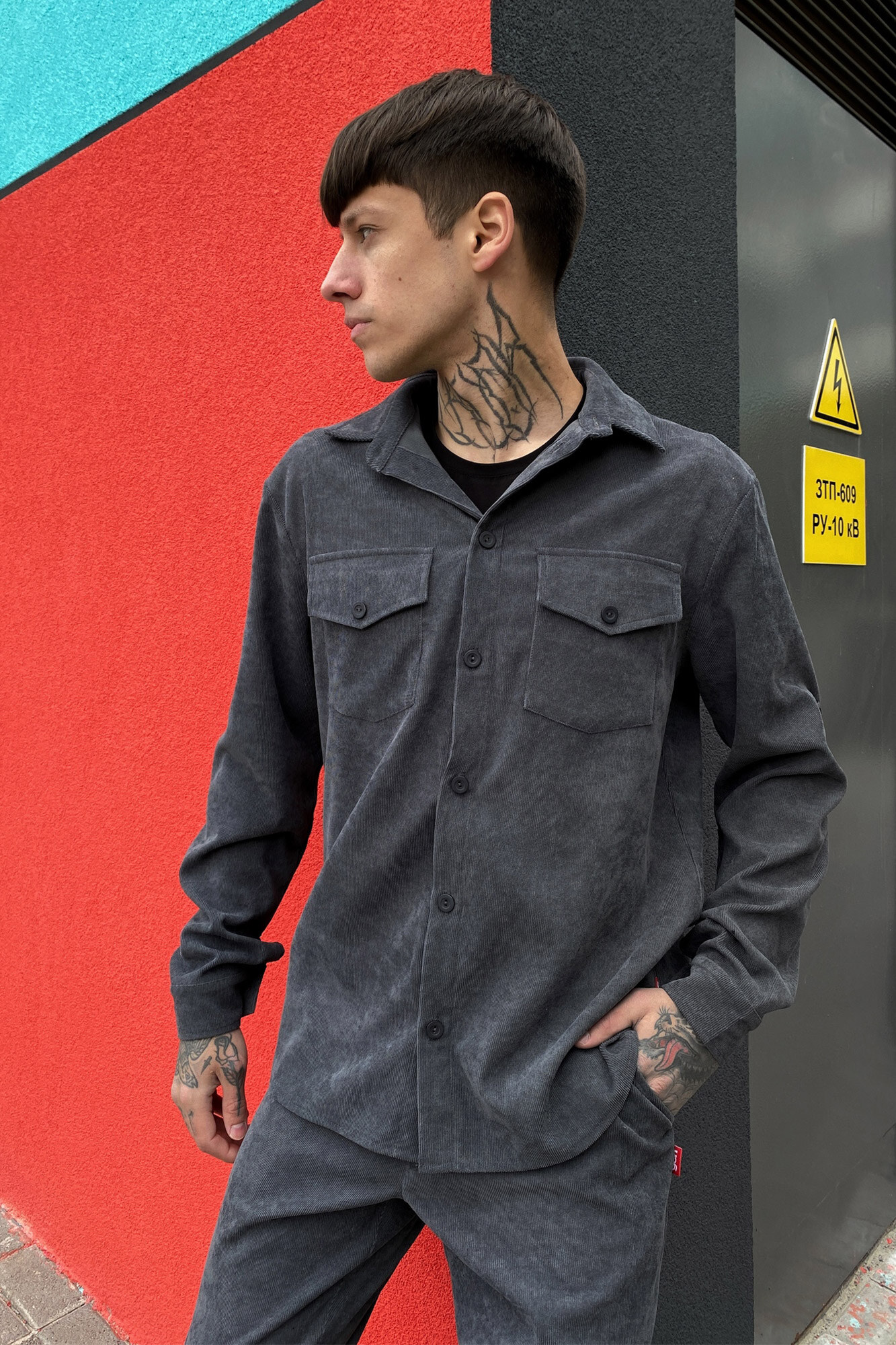 

Рубашка GEN STAS-K  Серый, Рубашка GEN STAS-K 2XL Серый