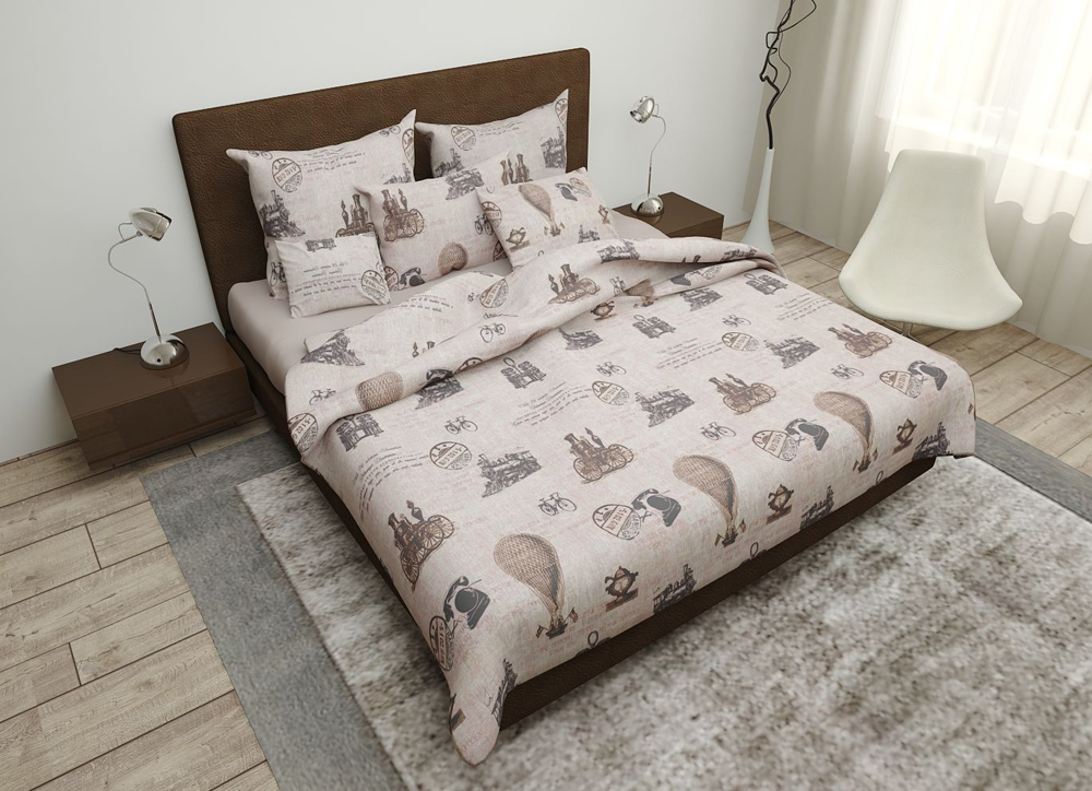 

Простынь MirSon Бязь Premium 17-0376 Bordeaux 200x220 см