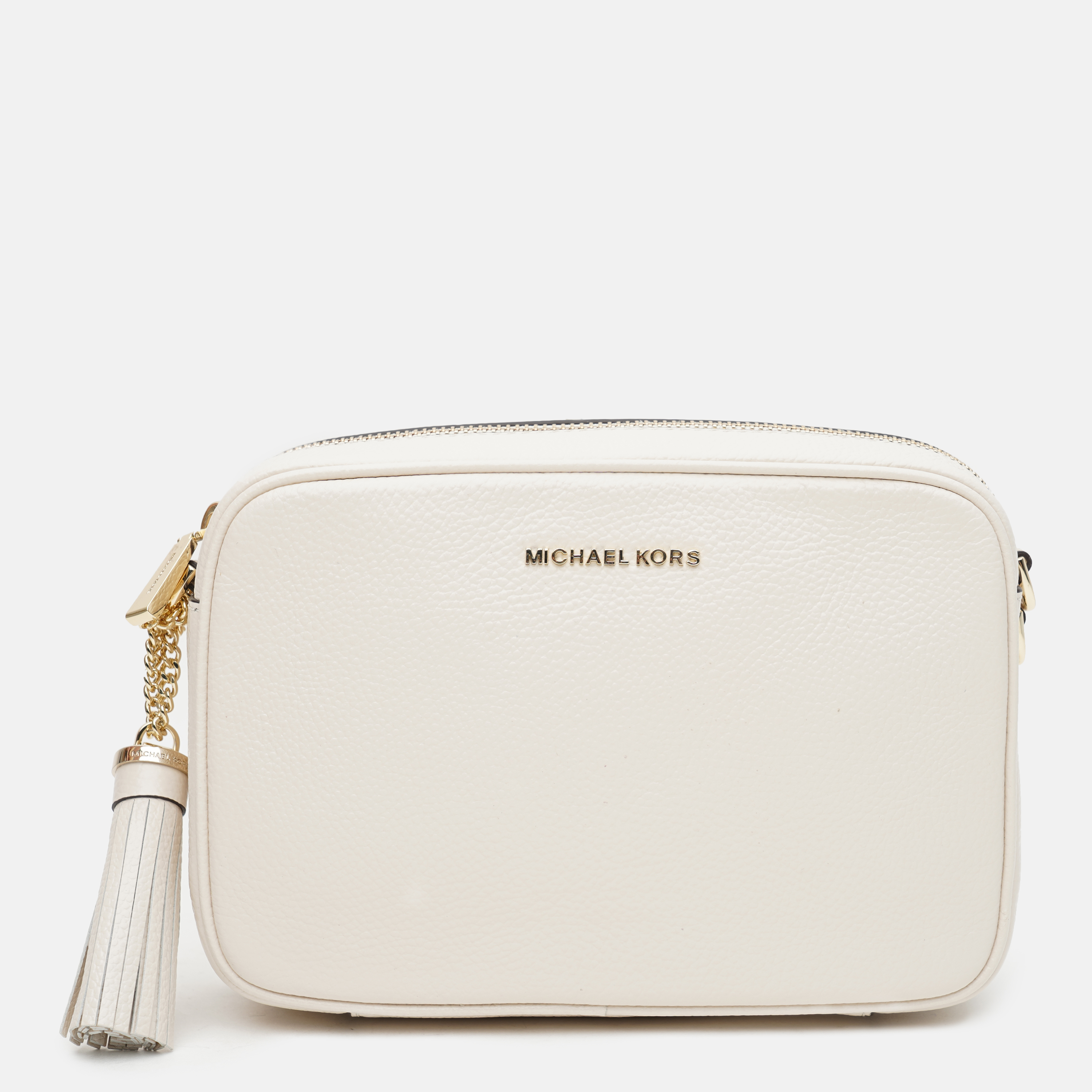 

Сумка кожаная женская Michael Kors Jet Set 32T8TF5M2L-289 Light Cream