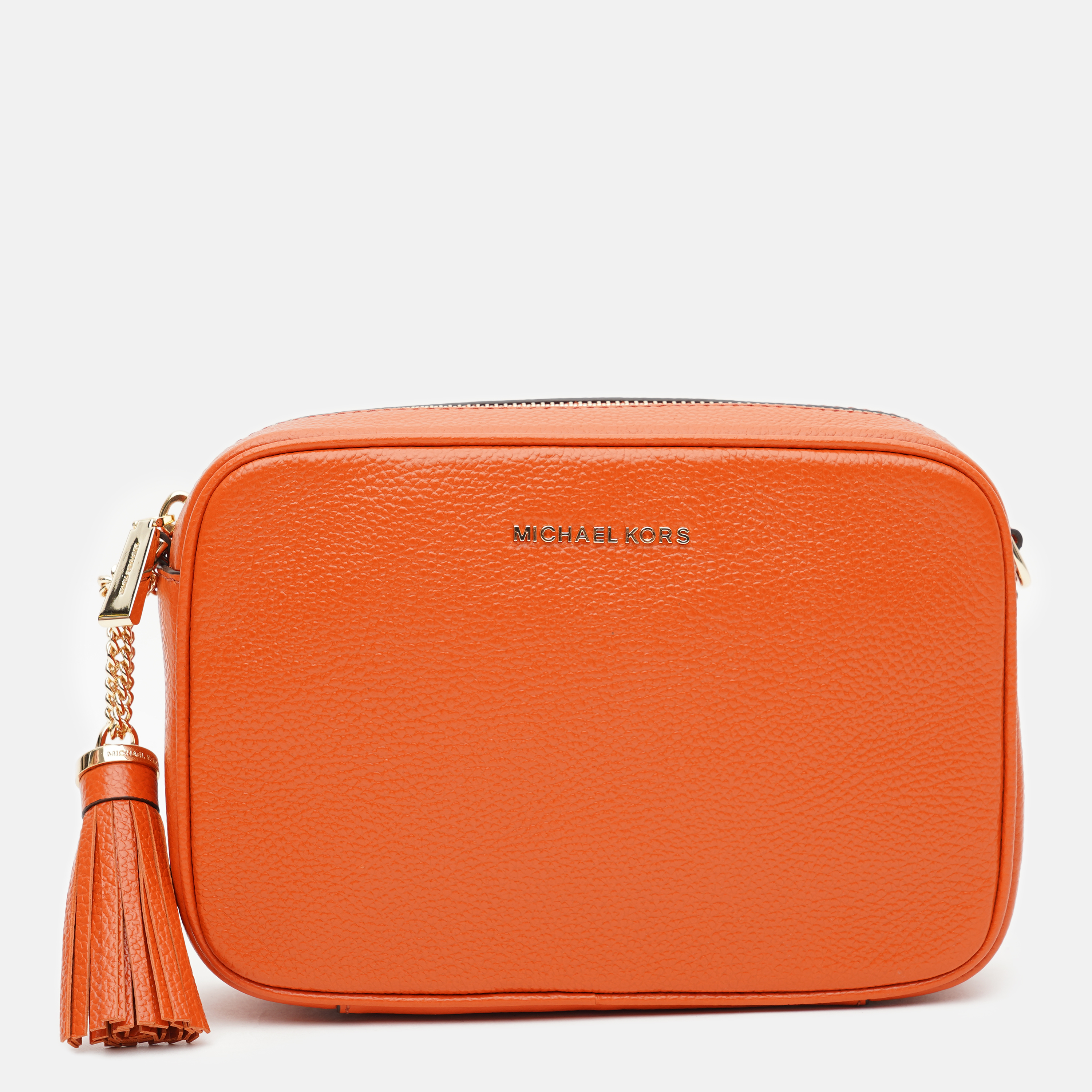 

Сумка кожаная женская Michael Kors Jet Set 32F7GGNM8L-843 Orange Spice