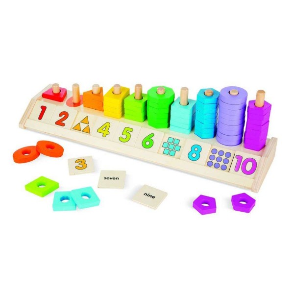 

Сортировщик Counting Shape Stacker Цвет, форма, счет Melissa & Doug MD9275