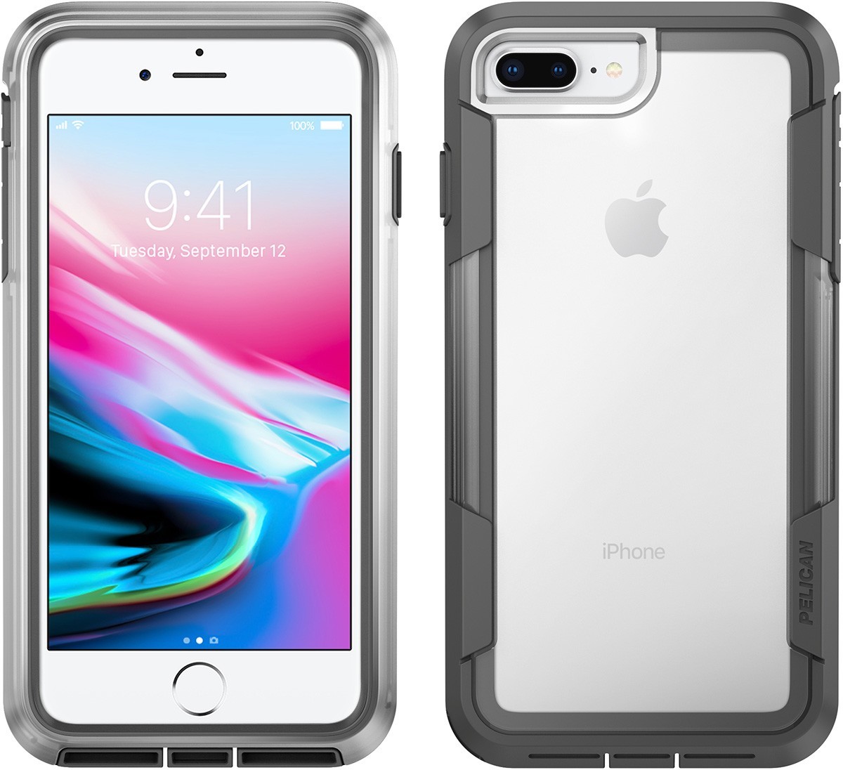 

Противоударный чехол Pelican Voyager clear для iPhone 6 Plus / 6s Plus / 7 Plus / 8 Plus прозрачный
