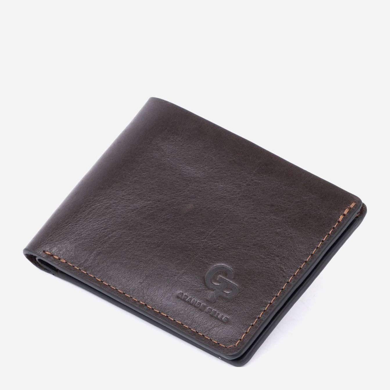 

Мужское портмоне кожаное Grande Pelle leather-11312 Коричневое