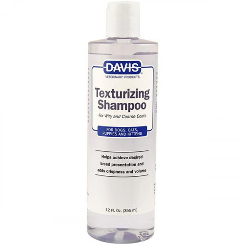 

Шампунь Davis Texturizing Shampoo для жесткой и объемной шерсти у собак и котов, концентрат, 355 мл