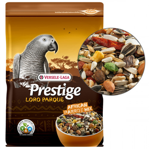 

Корм Versele-Laga Prestige Premium Loro Parque African Parrot Mix для попугаев жако, сенегальских, 1 кг