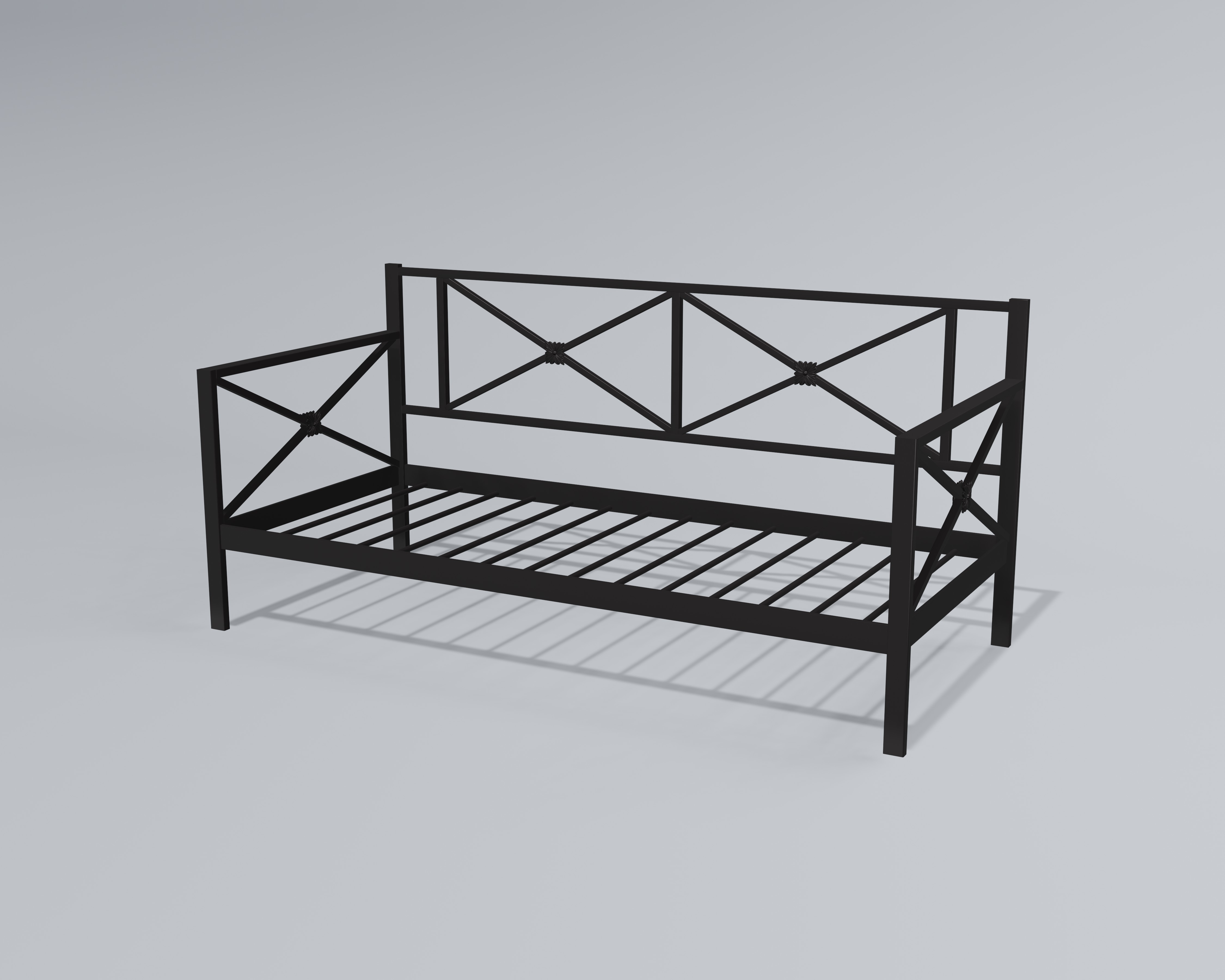 

Диван-кровать Тарс1 Tenero черный 900х2000