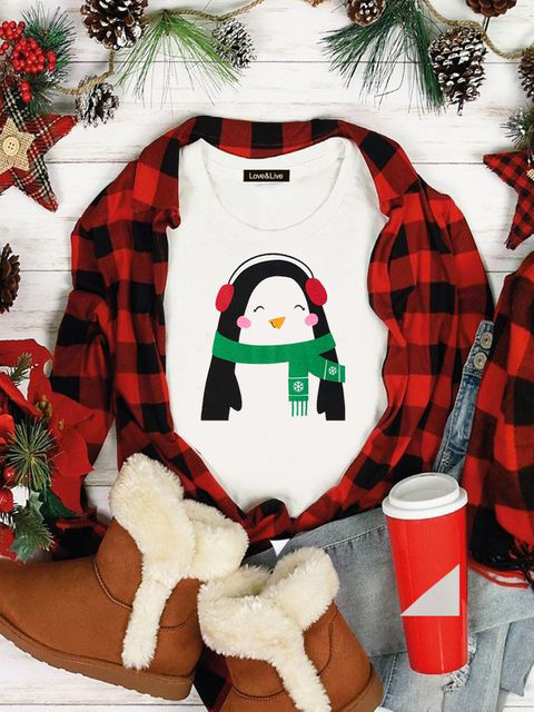 

Футболка Love&Live Пингвинчик меломан LLP01187  Белая, Футболка Love&Live Пингвинчик меломан LLP01187 L Белая