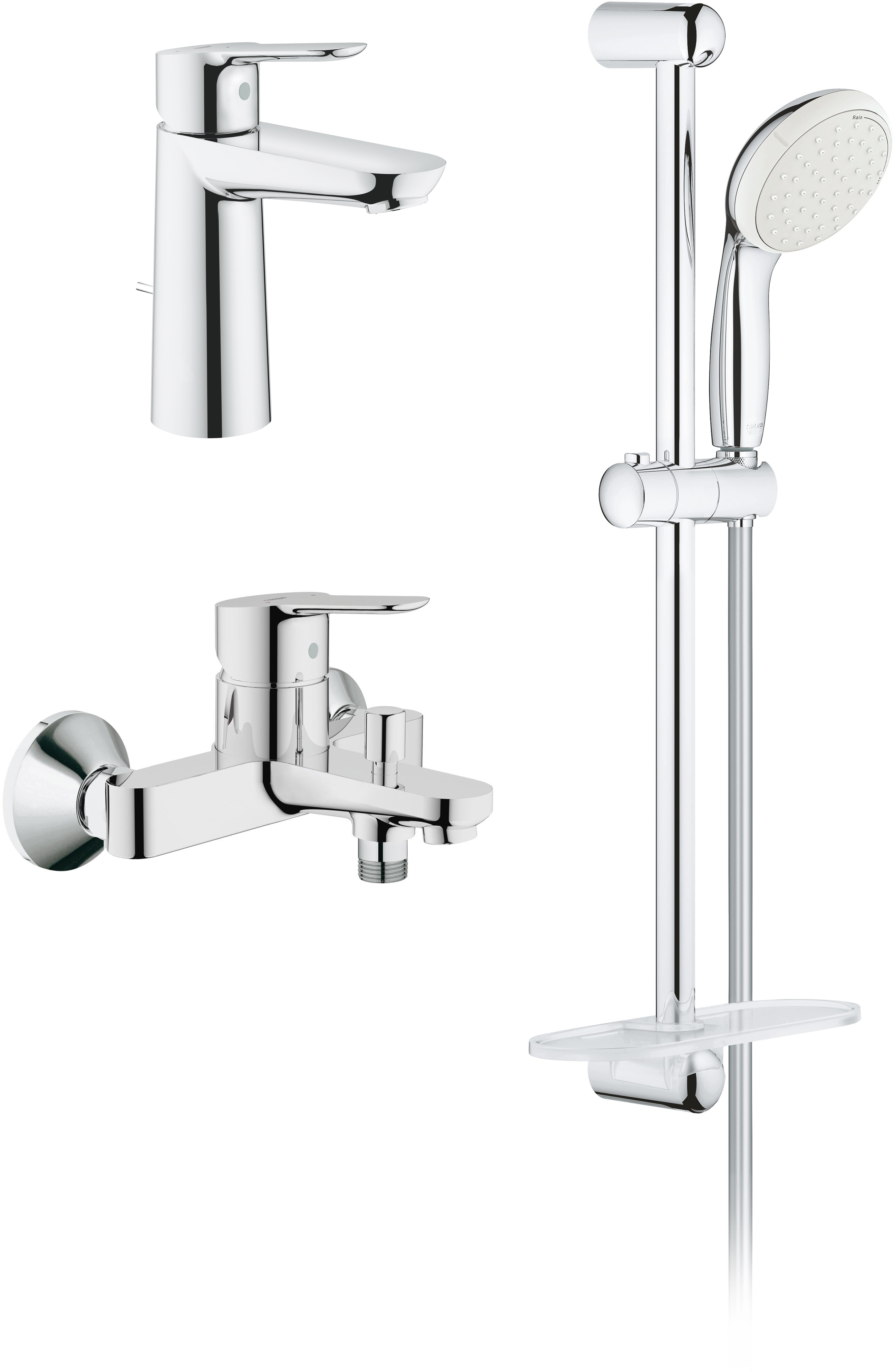 

Набор смесителей GROHE BauEdge 123367ME (23759000+23334000+27926001)