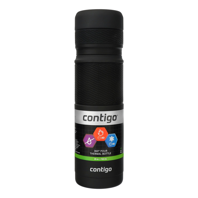

Термос Contigo Thermal Bottle 0.74 л черный 2095794
