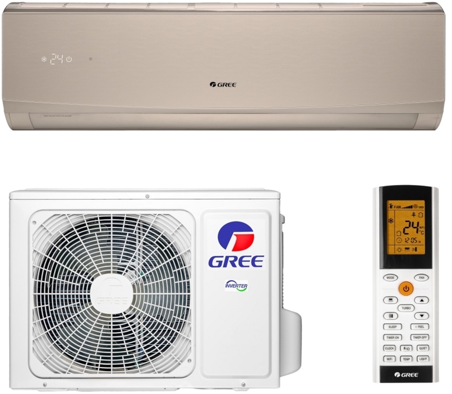 

Кондиционер GREE GWH12QC-K6DND2D (LOMO INVERTER) Wi-Fi CHAMPAGNE