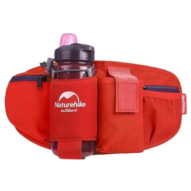 

Сумка на пояс для бега 41.5×15.5 см Naturehike NH17E001-B 5 л красная