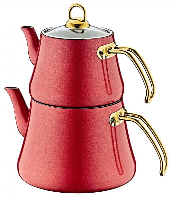 

Чайник турецкий двойной O.M.S. 8203-L Red