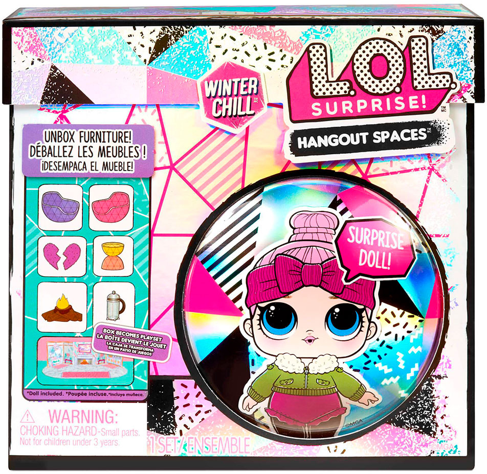 

Игровой набор с куклой L.O.L. SURPRISE! серии Маленькие комнатки - Шале с камином Милой Крошки (576624) (6900006622685)