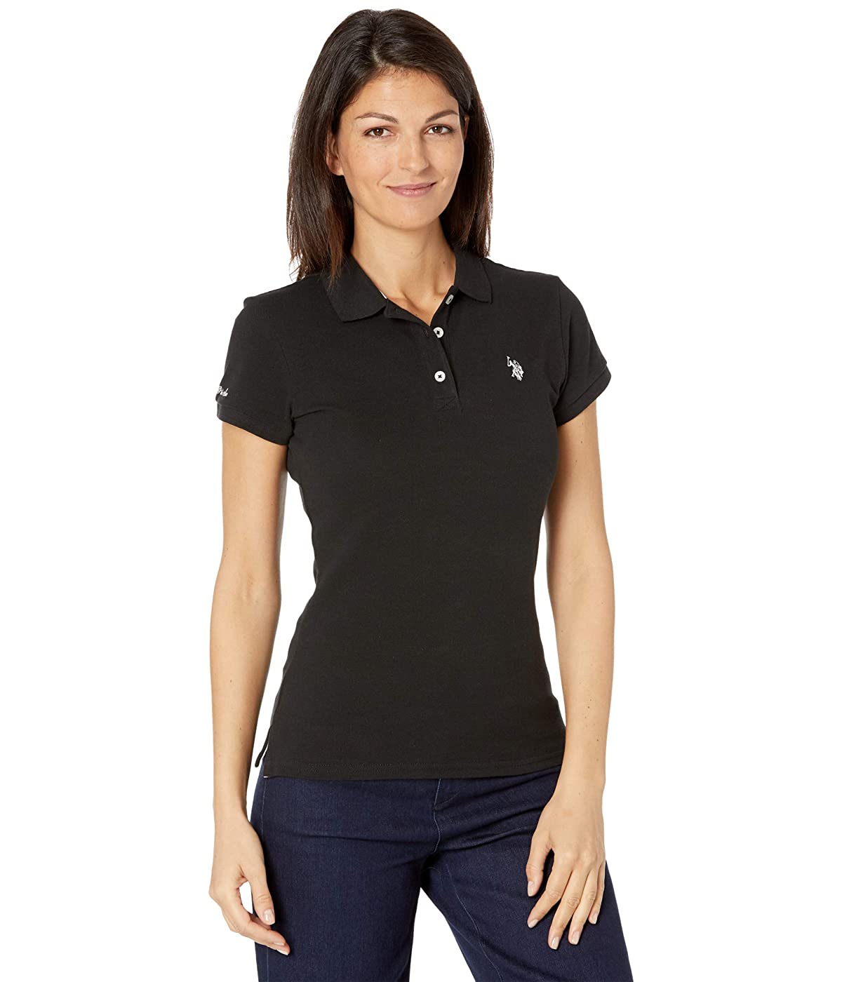 

Поло U.S. POLO Solid Opp Polo Anthracite/Optic White,  (46, Поло U.S. POLO Solid Opp Polo Anthracite/Optic White, M (46)