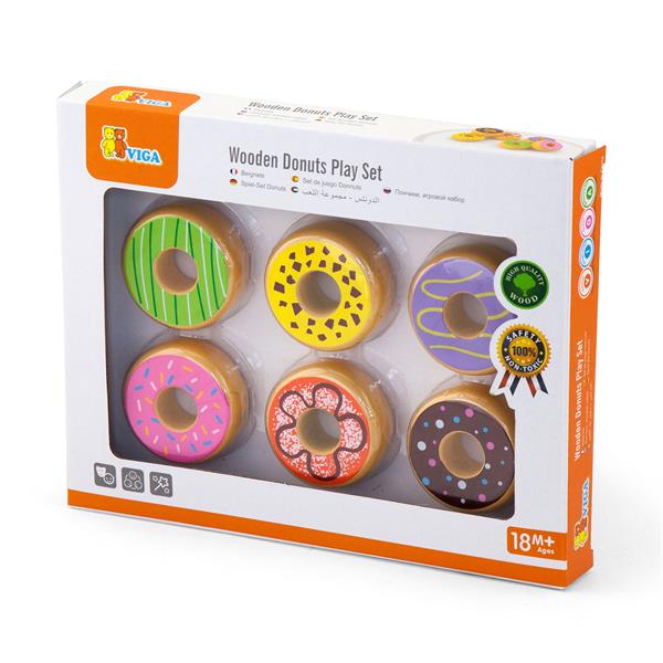 

Іграшкові продукти Viga Toys Дерев'яні пончики (5160421)