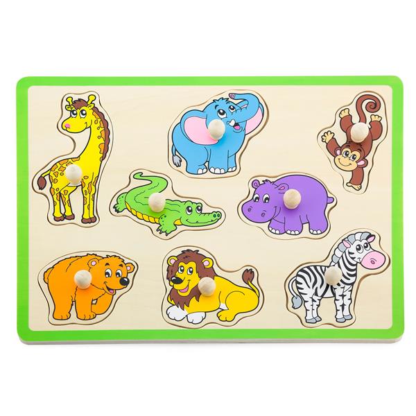 

Дерев'яна рамка-вкладиш Viga Toys Звірята (5001921)