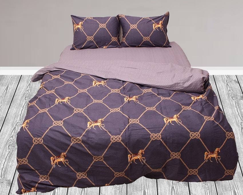 

Комплект постельного белья Люкс Сатин на молнии КЕНИЯ S471 полуторный 150*215, наволочки 50*70