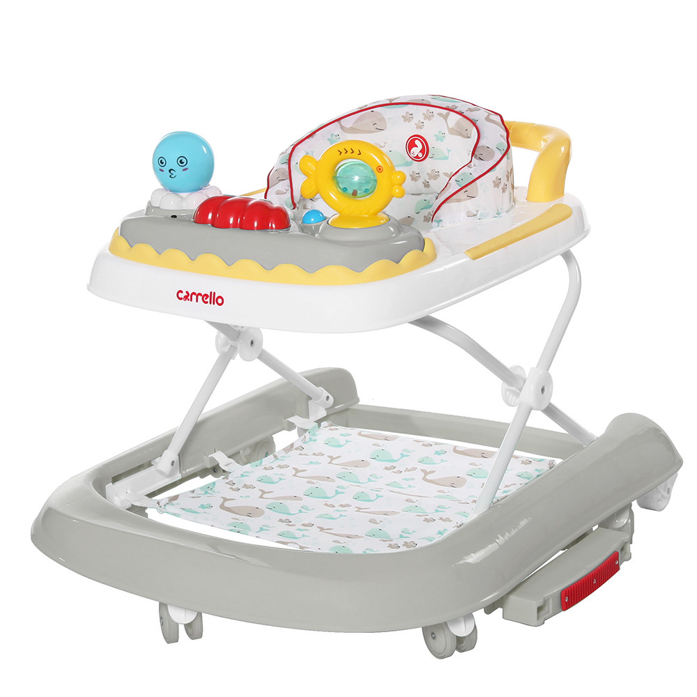 

Детские ходунки 3 в 1 с музыкальной игровой панелью CARRELLO Oceano CRL-9604/2 Beige