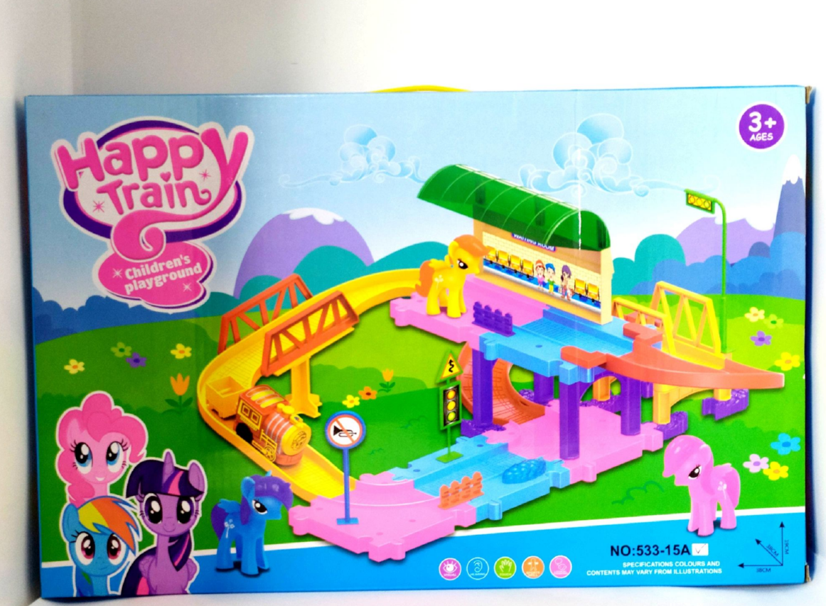 

Детский Конструктор Happy Train My Little Pony Веселый Поезд