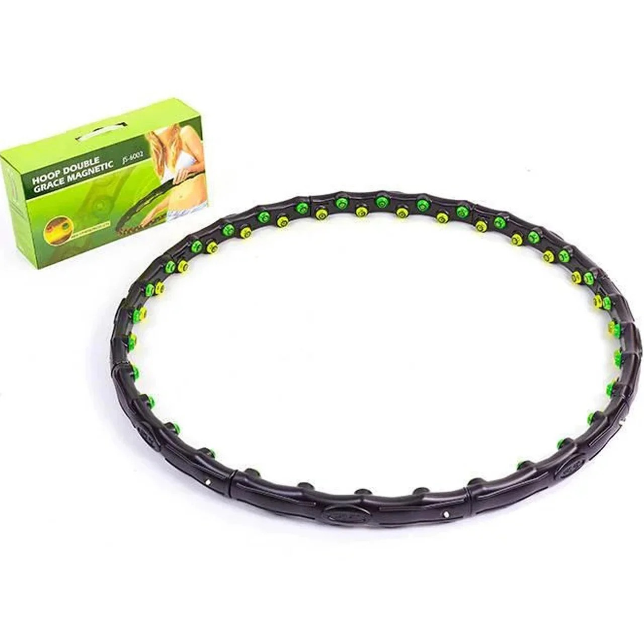 

Массажный обруч разборной Hula Hoop d-97см 1,35кг JS-6002