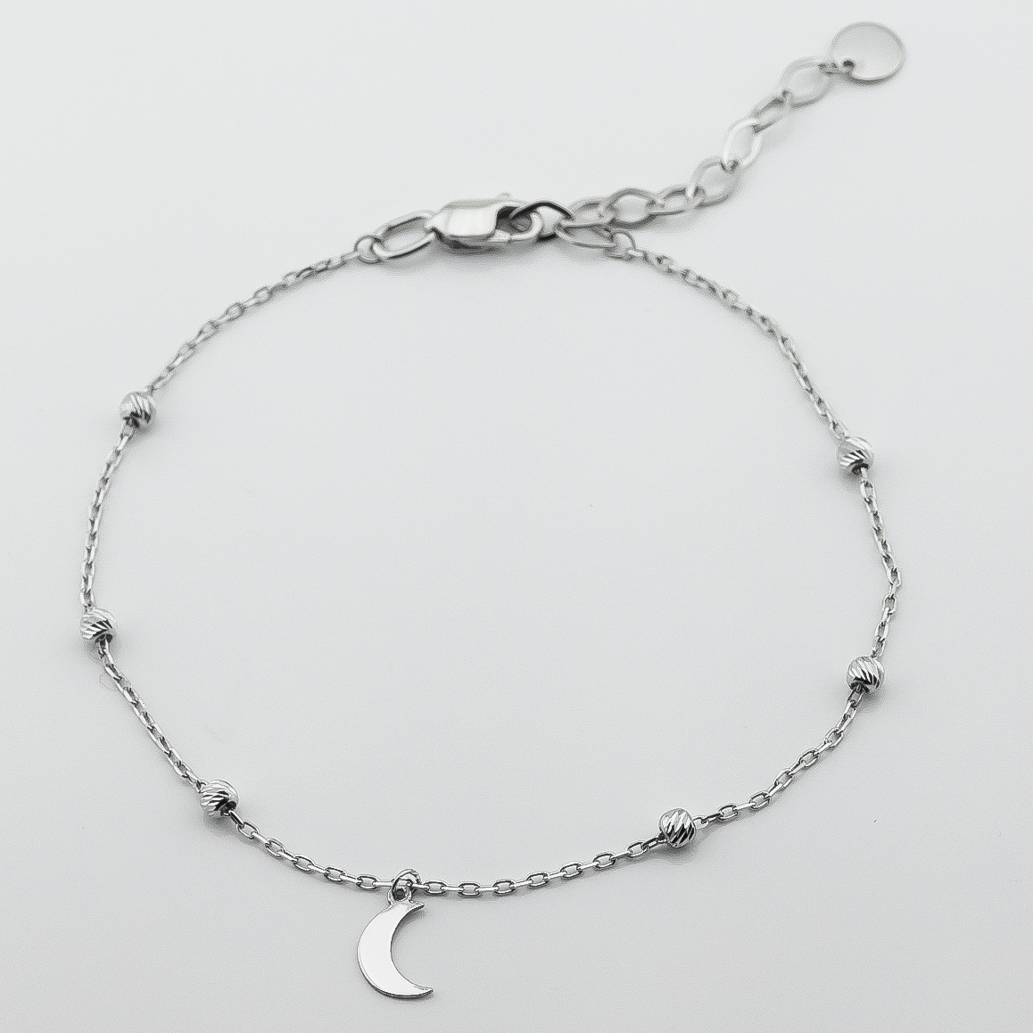 

Серебряный браслет Луна b15941 Диамант, 19 размер