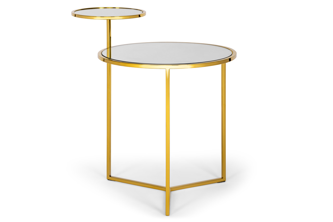 

Стол журнальный Закаленое стекло Champagne gold Visti Carveli