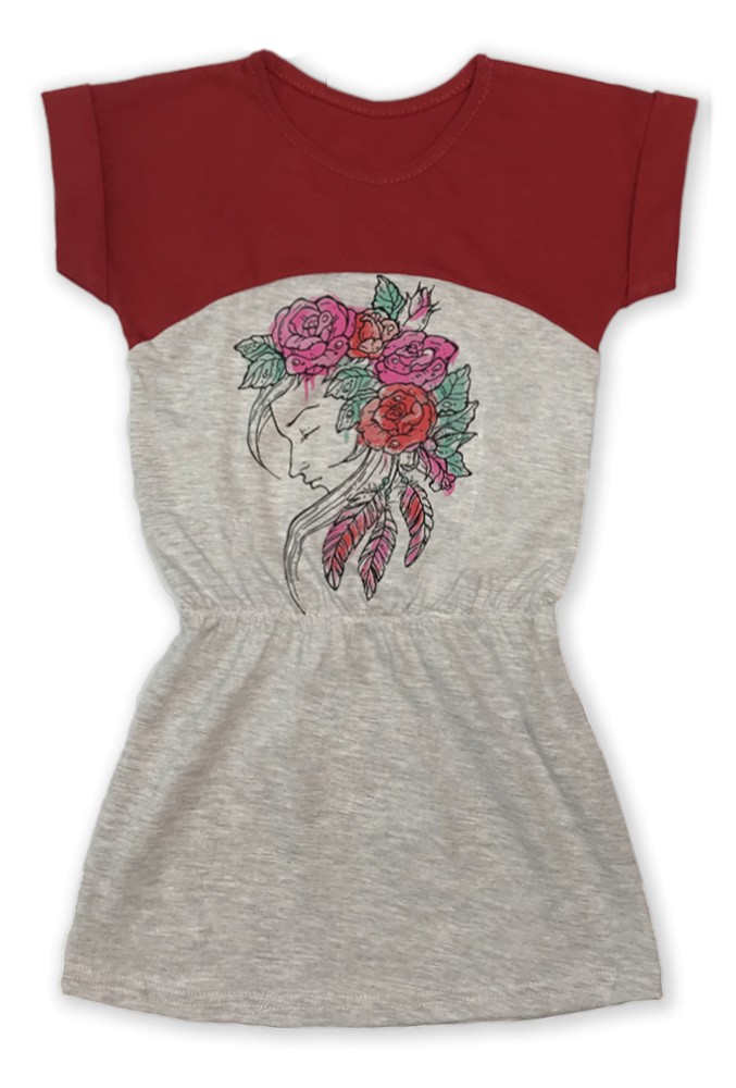 

Платье Ева 110-116 красный