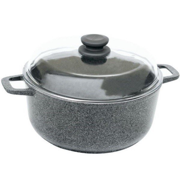 

Каструля 5,0 л Biol Granit Grey (К504ПС)