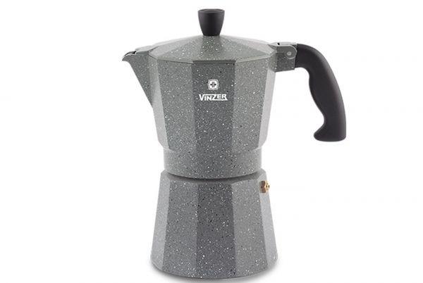 

Кофеварка гейзерная 495мл Vinzer Moka Granito 89399