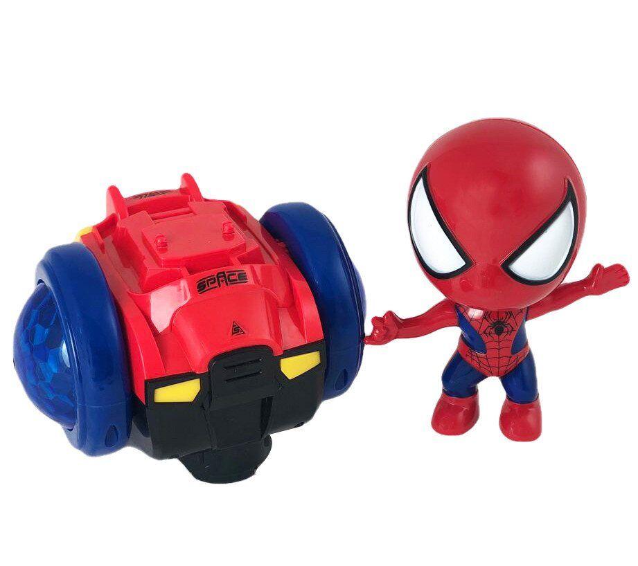

Машинка Super SPIDER car человек паук на колёсах танцующий