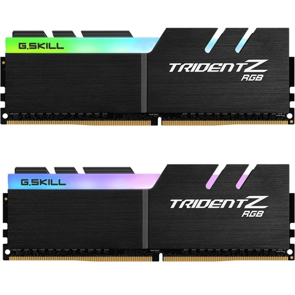 

Модуль пам'яті DDR4 16G KIT(2x8G) 3600MHz G.SKILL TridentZ RGB Black 1.35V CL18 (box) F4-3600C18D-16GTZR