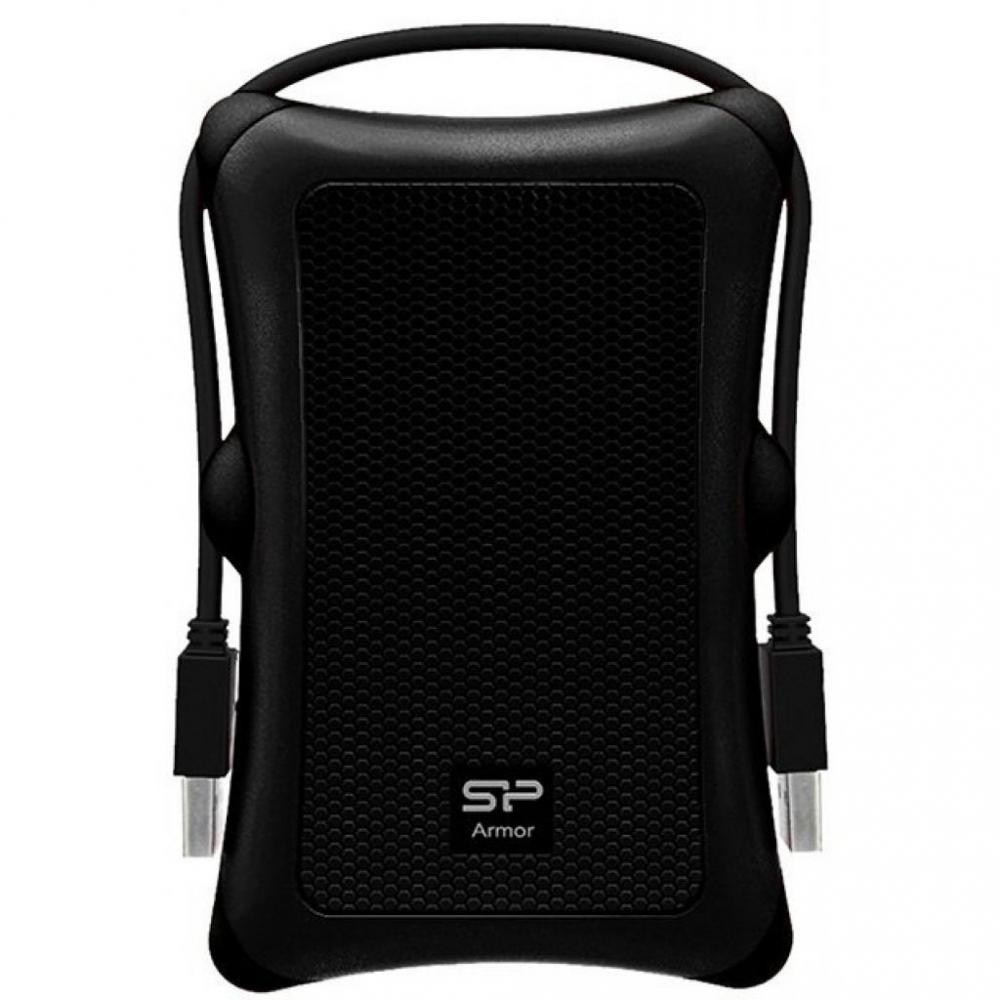 

Жорсткий диск зовнішній SiliconPower USB 3.0 2TB 2,5" Чорний (SP020TBPHDA30S3A)