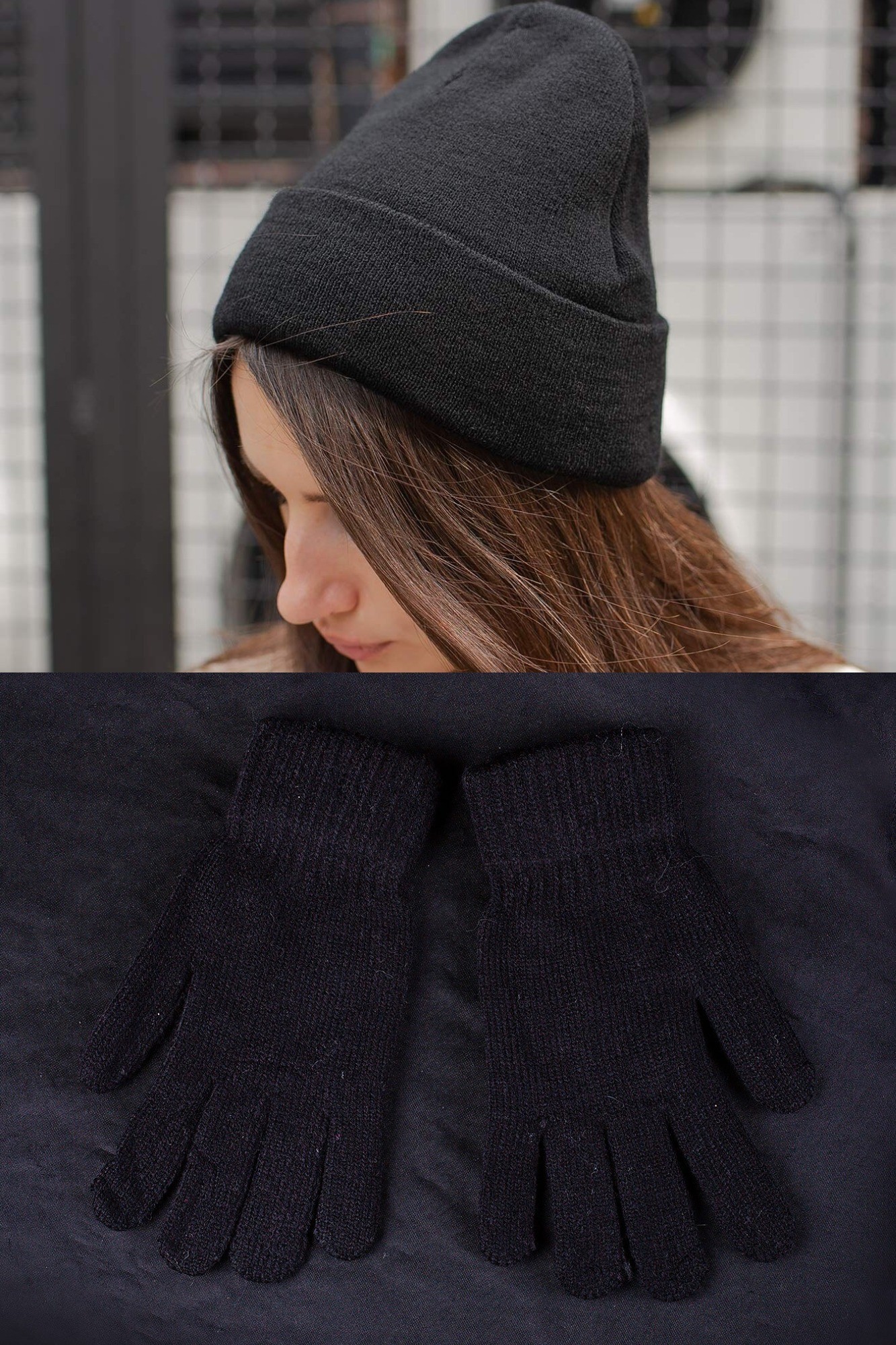 

Зимний Комплект Without Gloves Woman Black
